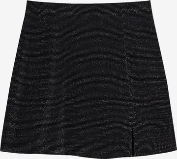 Pull&Bear Spódnica w kolorze czarny: przód