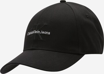 Calvin Klein Jeans Cap in Black: front