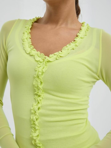 T-shirt Seamless Basic en jaune