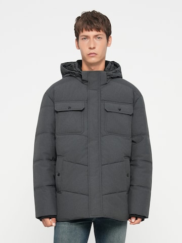 Jack & Jones Plus Vinterjacka 'JJMORGAN' i grå: framsida