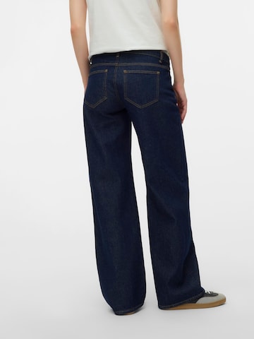 MAMALICIOUS Wide leg Jeans in Blauw