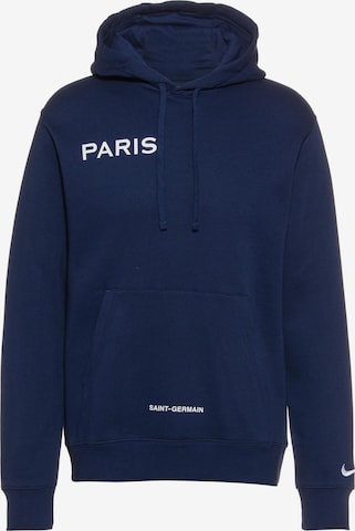 NIKE Athletic Sweatshirt 'Paris Saint-Germain' in Blue: front