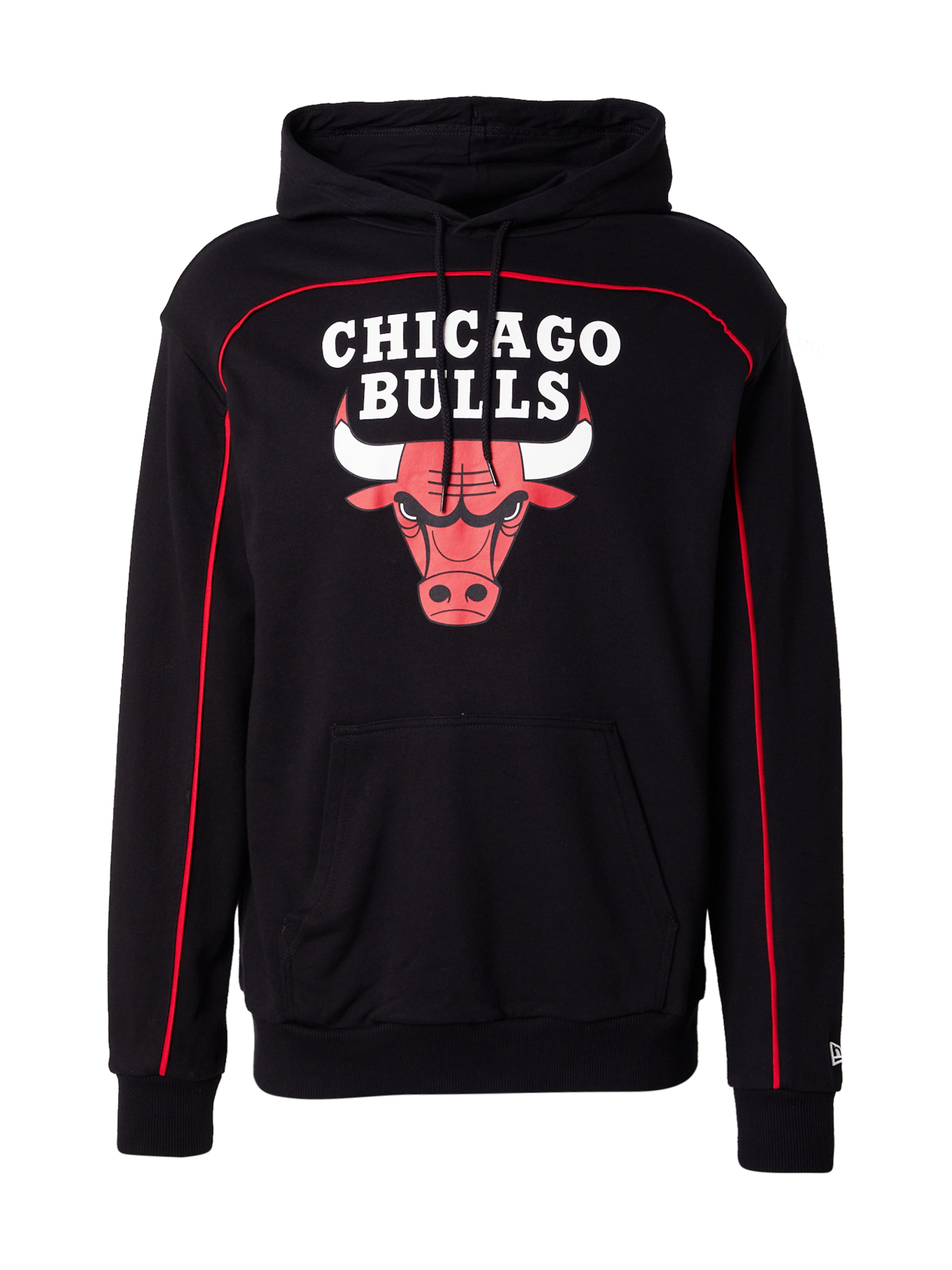 NEW ERA Sweatshirt 'NBA CHIBUL' in Black: front
