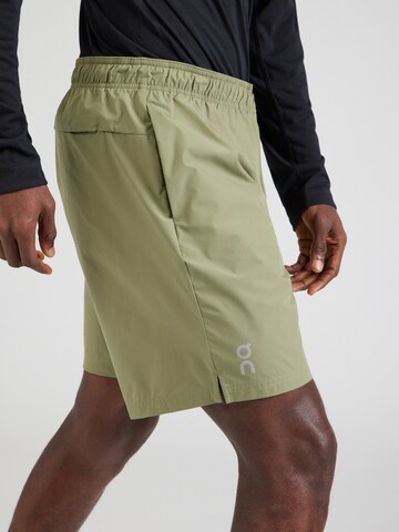 On Loose fit Sports trousers in Green
