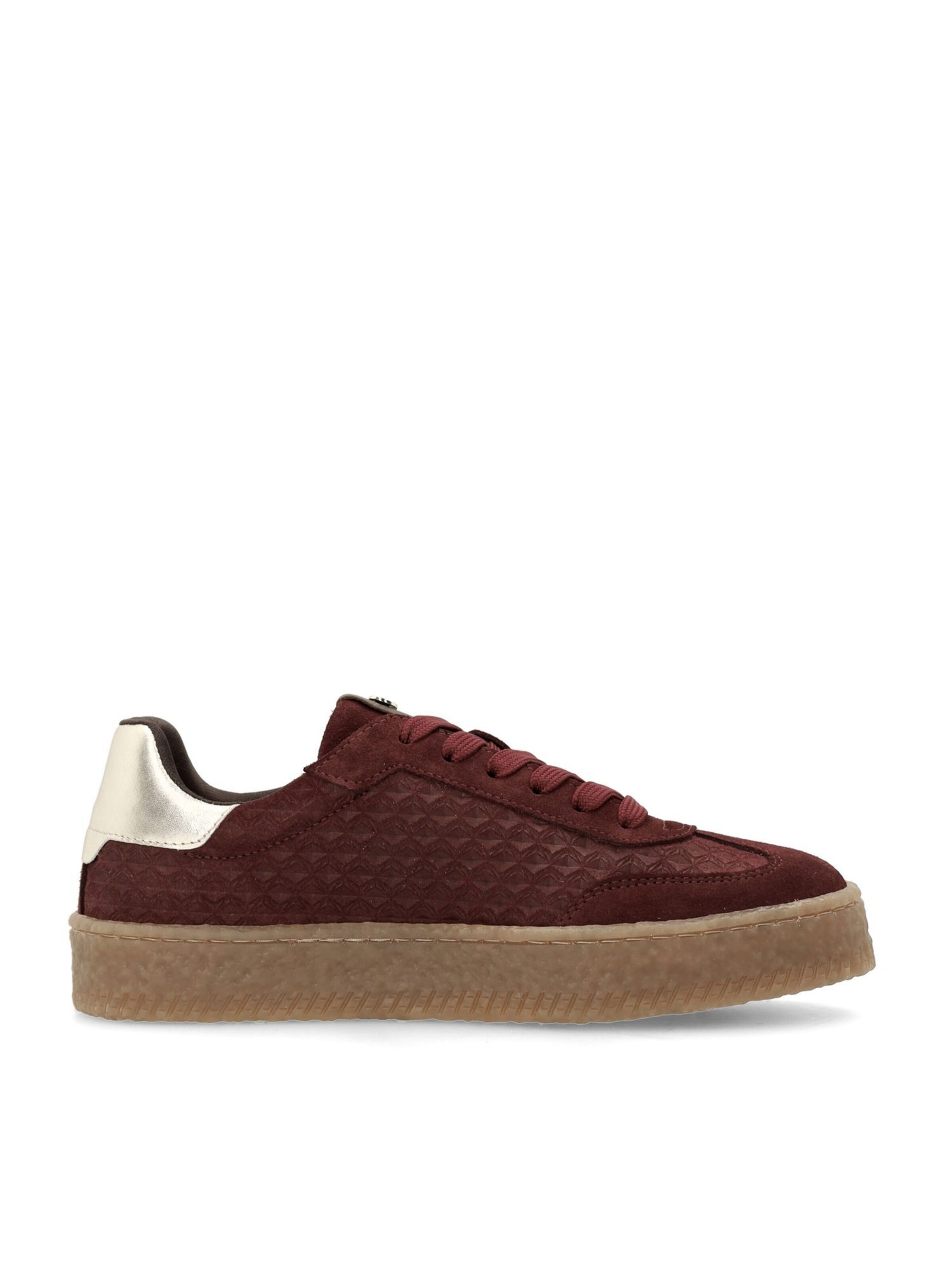 Baskets basses no stress en rouge