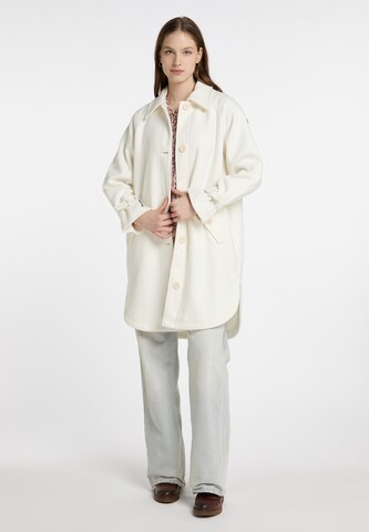 DreiMaster Vintage Between-Seasons Coat in White