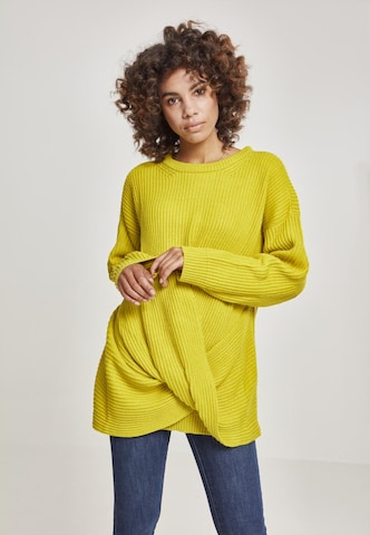 Urban Classics Sweater in Yellow: front