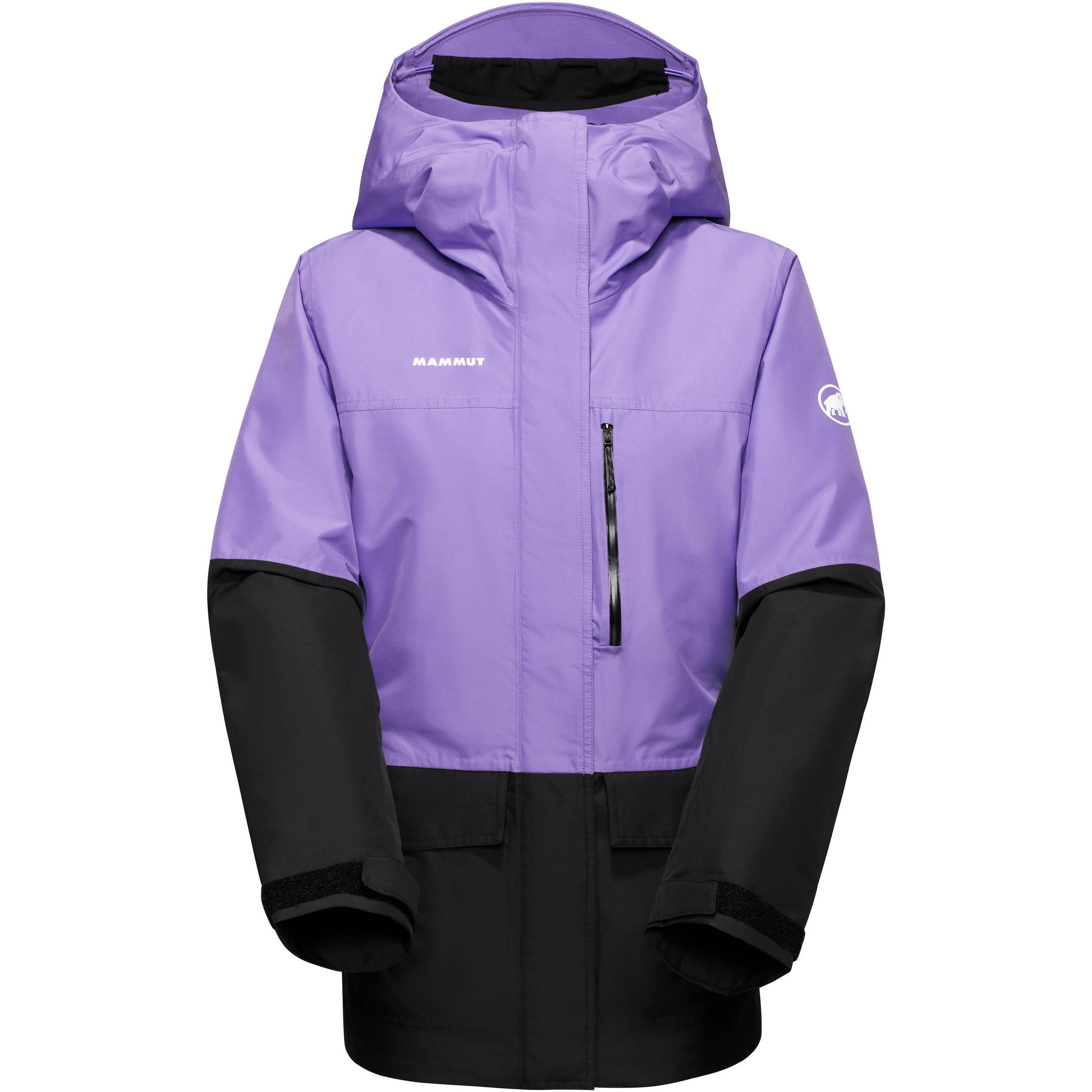 MAMMUT Skijacke 'Fall Line' in Schwarz: Vorderseite