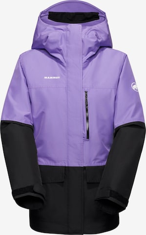 MAMMUT Skijacke 'Fall Line' in Schwarz: Vorderseite