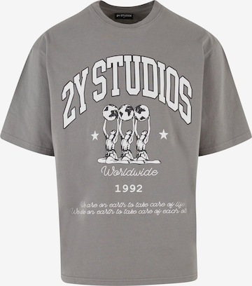 2Y Studios Bluser & t-shirts i grå: forside