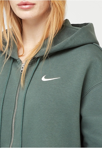 Nike Sportswear Sweatjacke 'Phoenix Fleece' in Grün