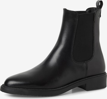 Tamaris Chelsea boots in Zwart: voorkant