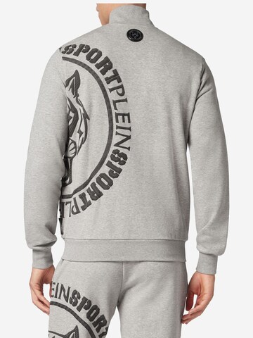 Plein Sport - Casaco em moletão 'Carbon Tiger' em cinzento
