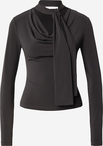 juoda ABOUT YOU Marškinėliai 'Remy': priekis