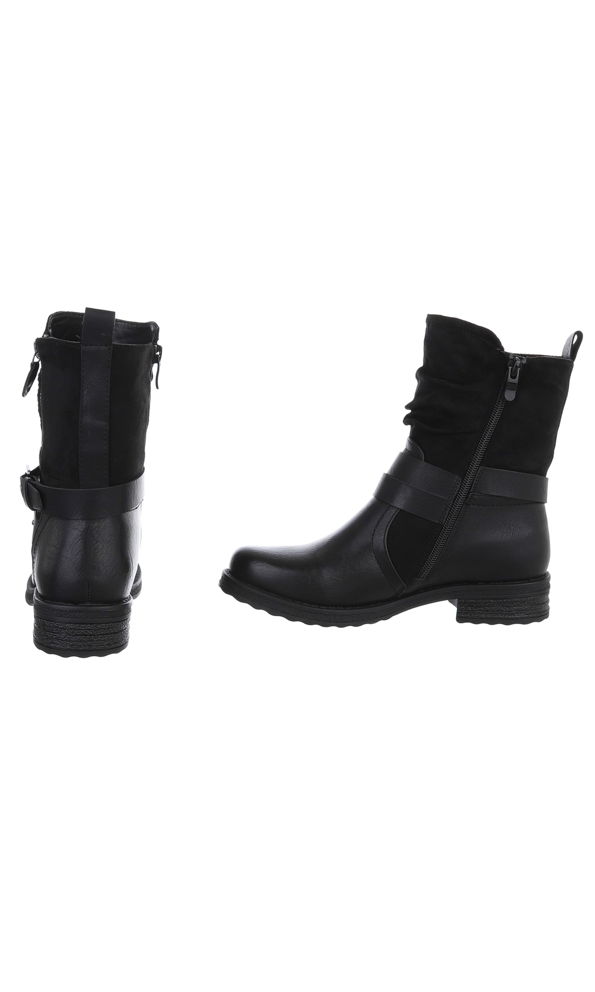Ital-Design Ankle Boots in Black
