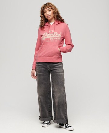 Superdry Sweatshirt in Roze