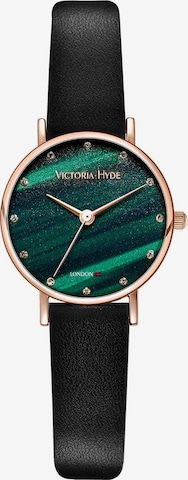 Montre à affichage analogique Victoria Hyde en vert : devant