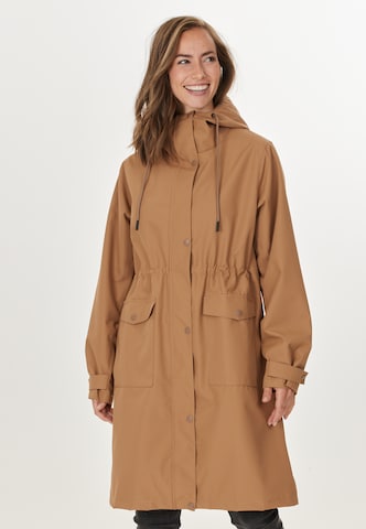 Weather Report Outdoor Jacket 'Pharell' in Brown: front