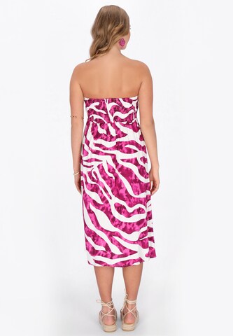 IZIA Jurk 'Festival' in Roze