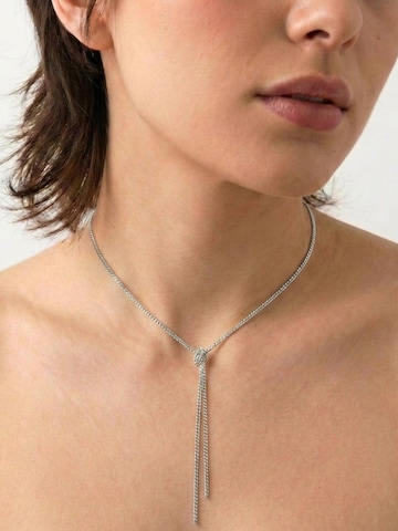Kamiko Necklace 'HEY' in Silver: front