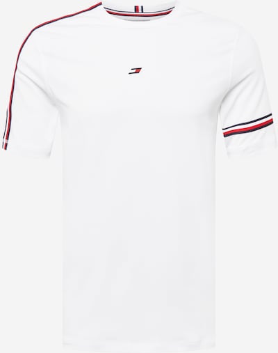 Tommy Sport Shirt 'TAPE SEASONAL T-SHIRT' in weiß, Produktansicht
