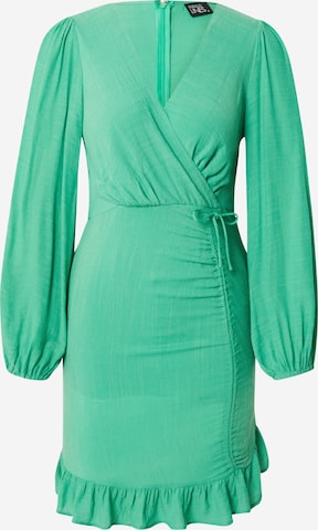 Parallel Lines Dress in Green: front