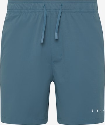 Born Sportshorts 'Natron 2.0' in Blau: Vorderseite