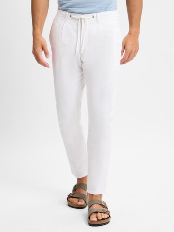 Finshley & Harding Regular Pants ' Riley ' in White: front