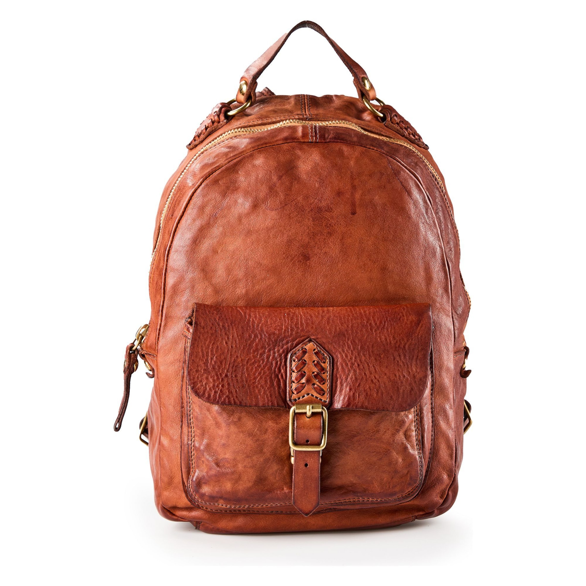 Campomaggi Rugzak 'Rossana' in Bruin: voorkant