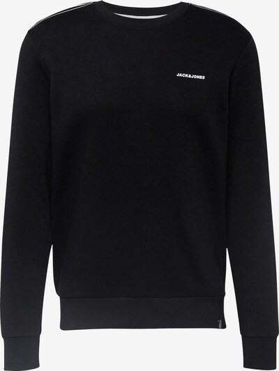 JACK & JONES Sweatshirt 'PARKER' in schwarz / weiß, Produktansicht