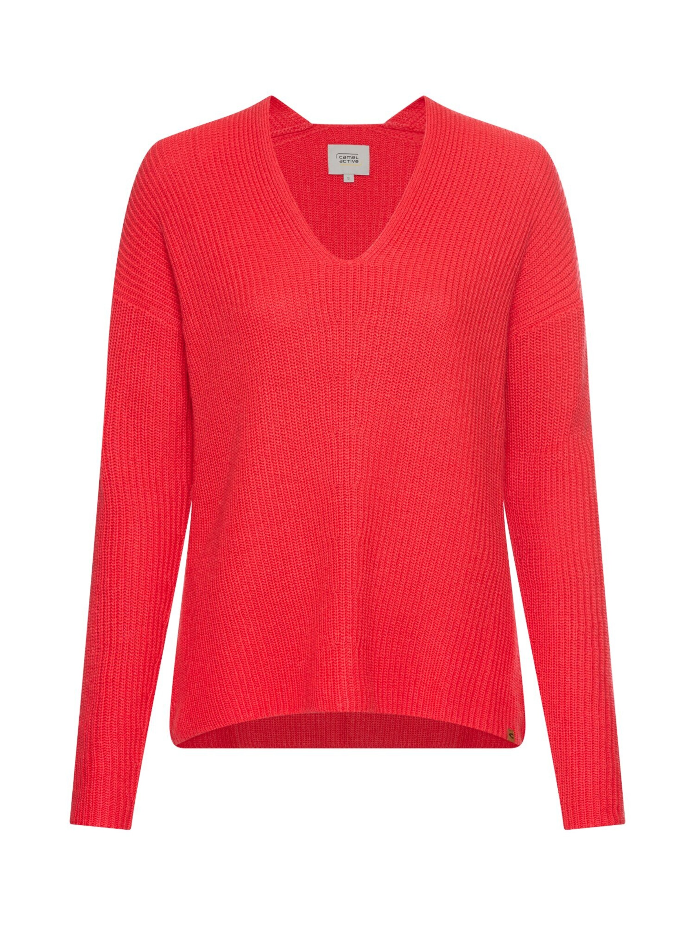 CAMEL ACTIVE mit V-Ausschnitt in Rot: Vorderseite