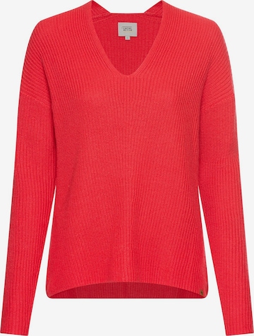 CAMEL ACTIVE mit V-Ausschnitt in Rot: Vorderseite