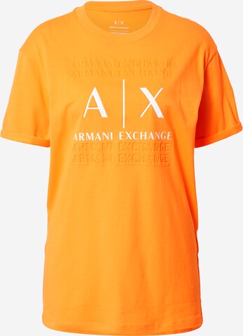 ARMANI EXCHANGE T-shirt i orange: framsida