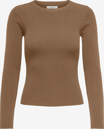 JDY Sweater 'CIRKELINE' in Brown: front