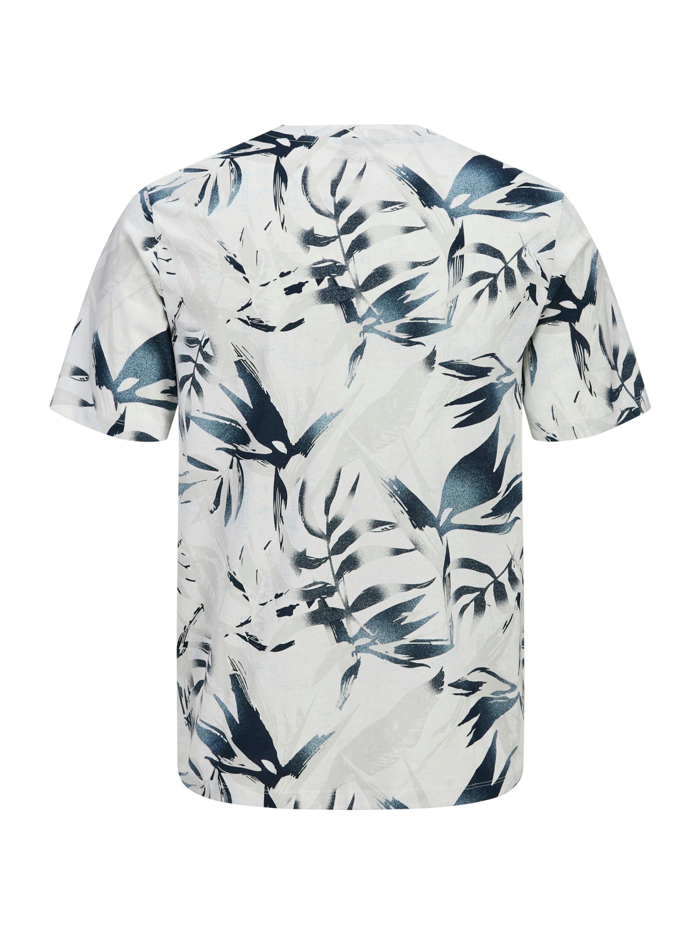 JACK & JONES Bluser & t-shirts 'JJHONOLULU' i hvid