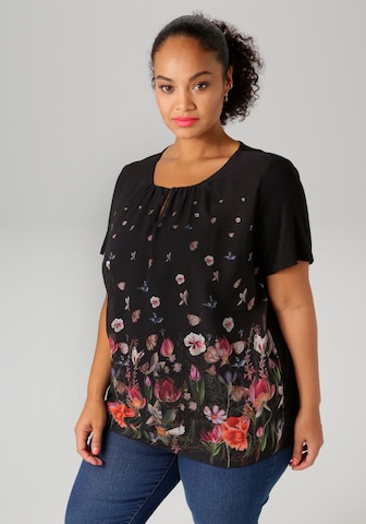 Aniston Blouse in Black: front