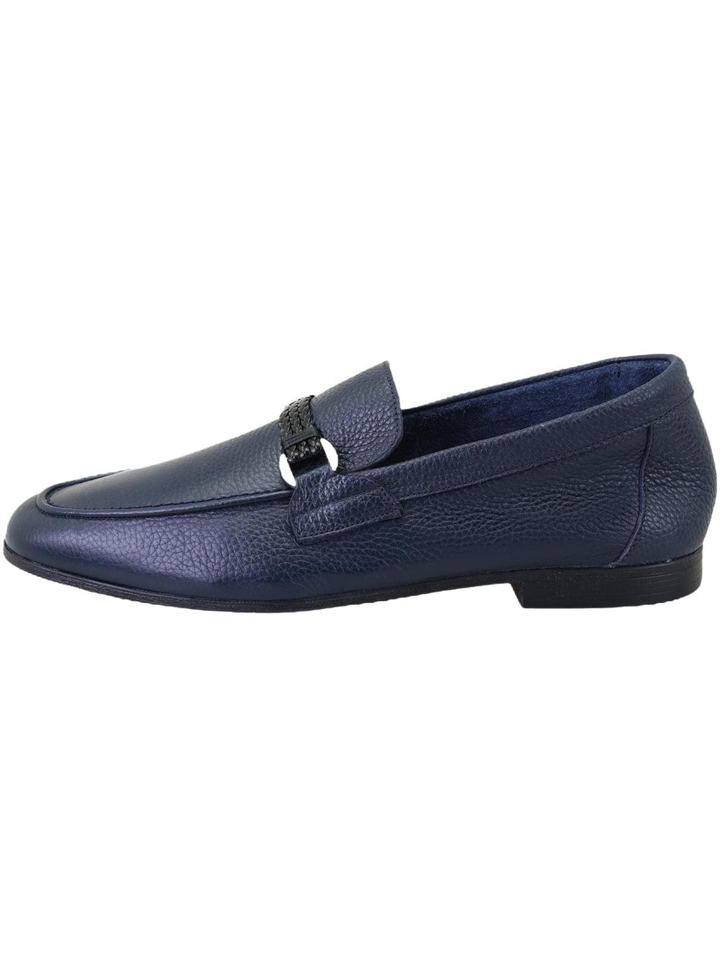 Desa Moccasins 'Slip-Ons' in Blue: front