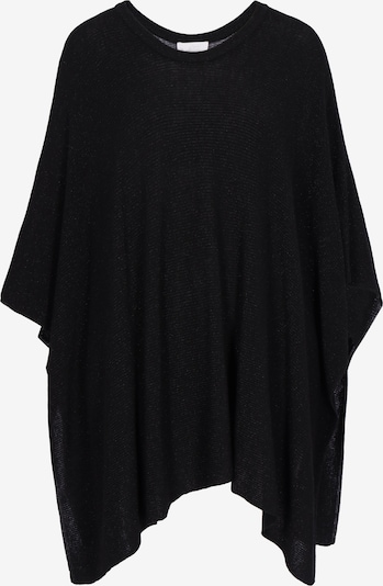 usha WHITE LABEL Cape 'Minimalistic' in schwarz, Produktansicht