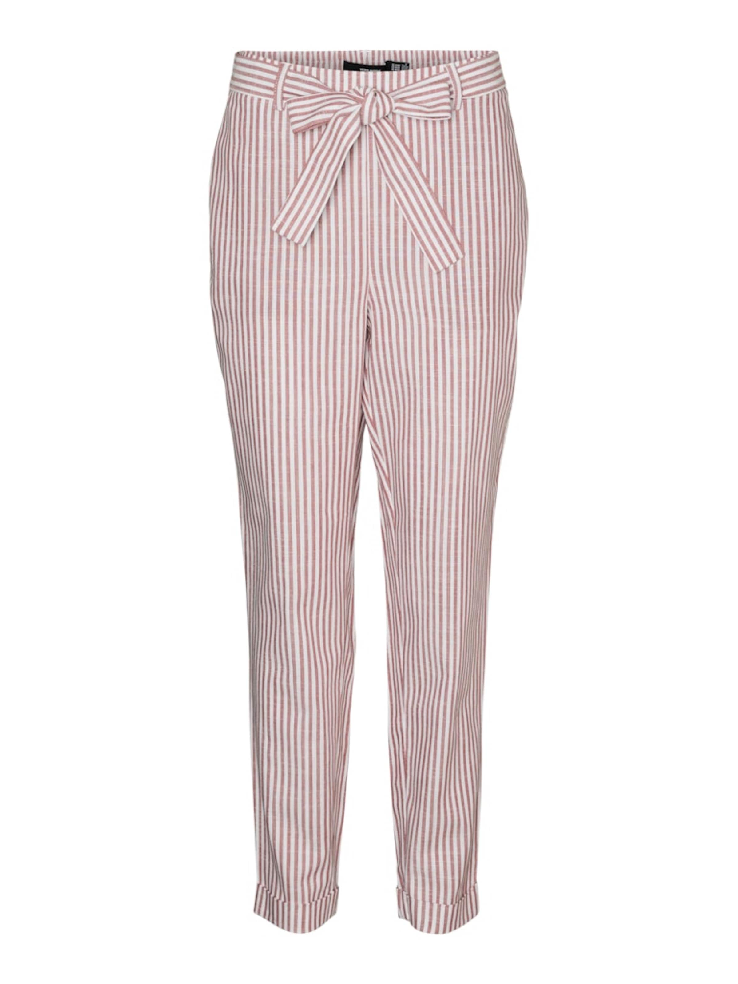 VERO MODA Chino nohavice 'VMLYA' - červená / biela, Produkt