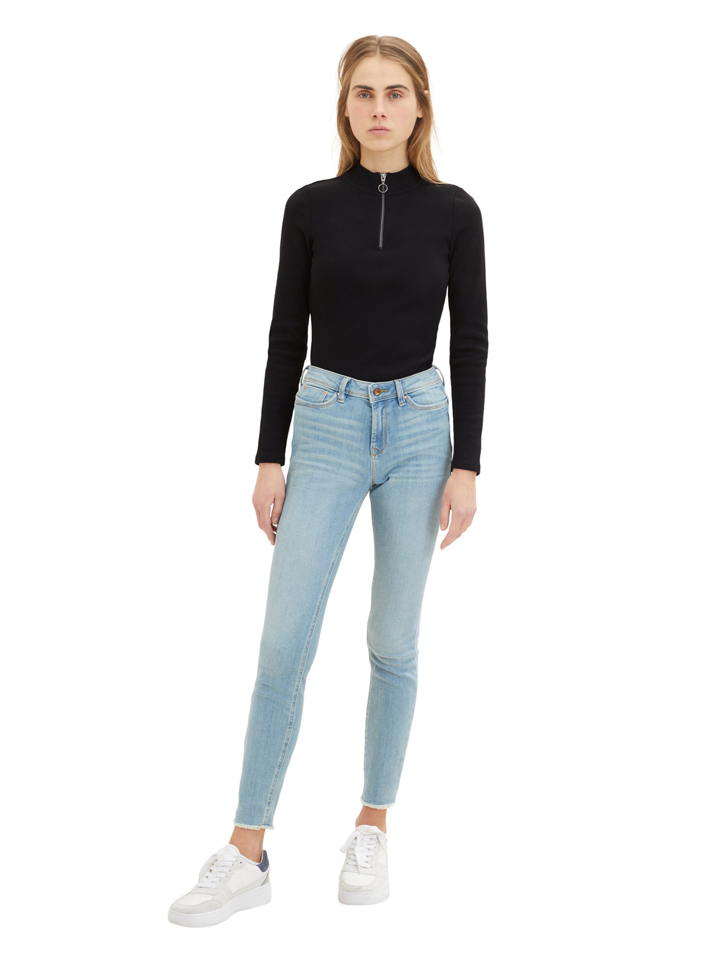 Skinny Jean 'Jona' TOM TAILOR DENIM en bleu