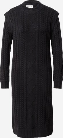 Maison 123 Knitted dress 'HADDA' in Black: front