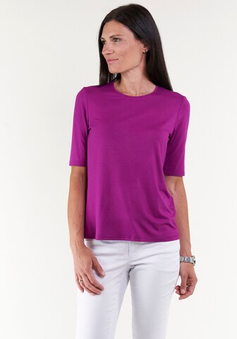 Seidel Moden T-Shirt in Lila: Vorderseite