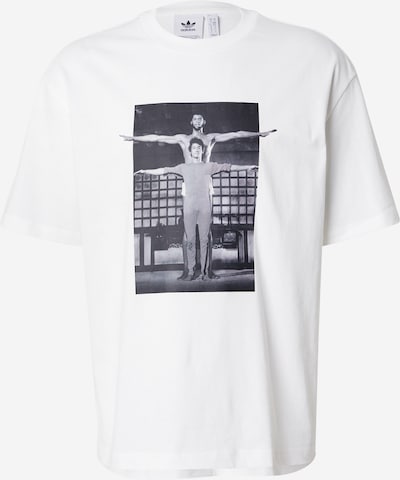 ADIDAS PERFORMANCE Majica u bazalt siva / tamo siva / bijela, Pregled proizvoda