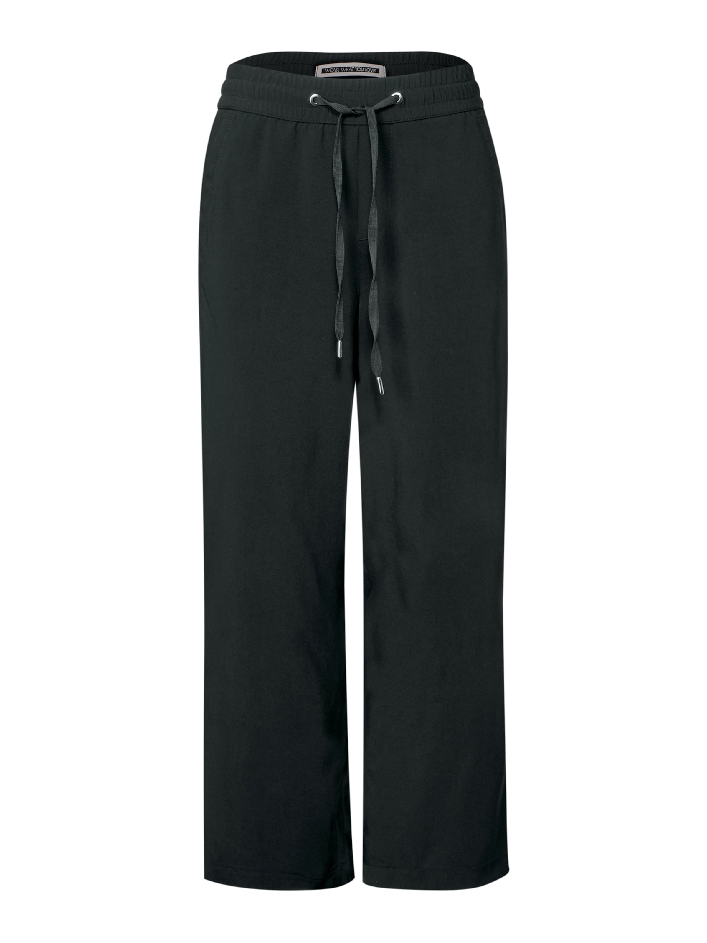 STREET ONE Wide leg Παντελόνι 'Emee' σε γκρι: μπροστά