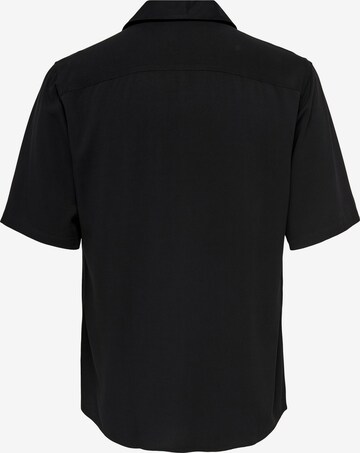 juoda Only & Sons Standartinis modelis Marškiniai 'Dash'