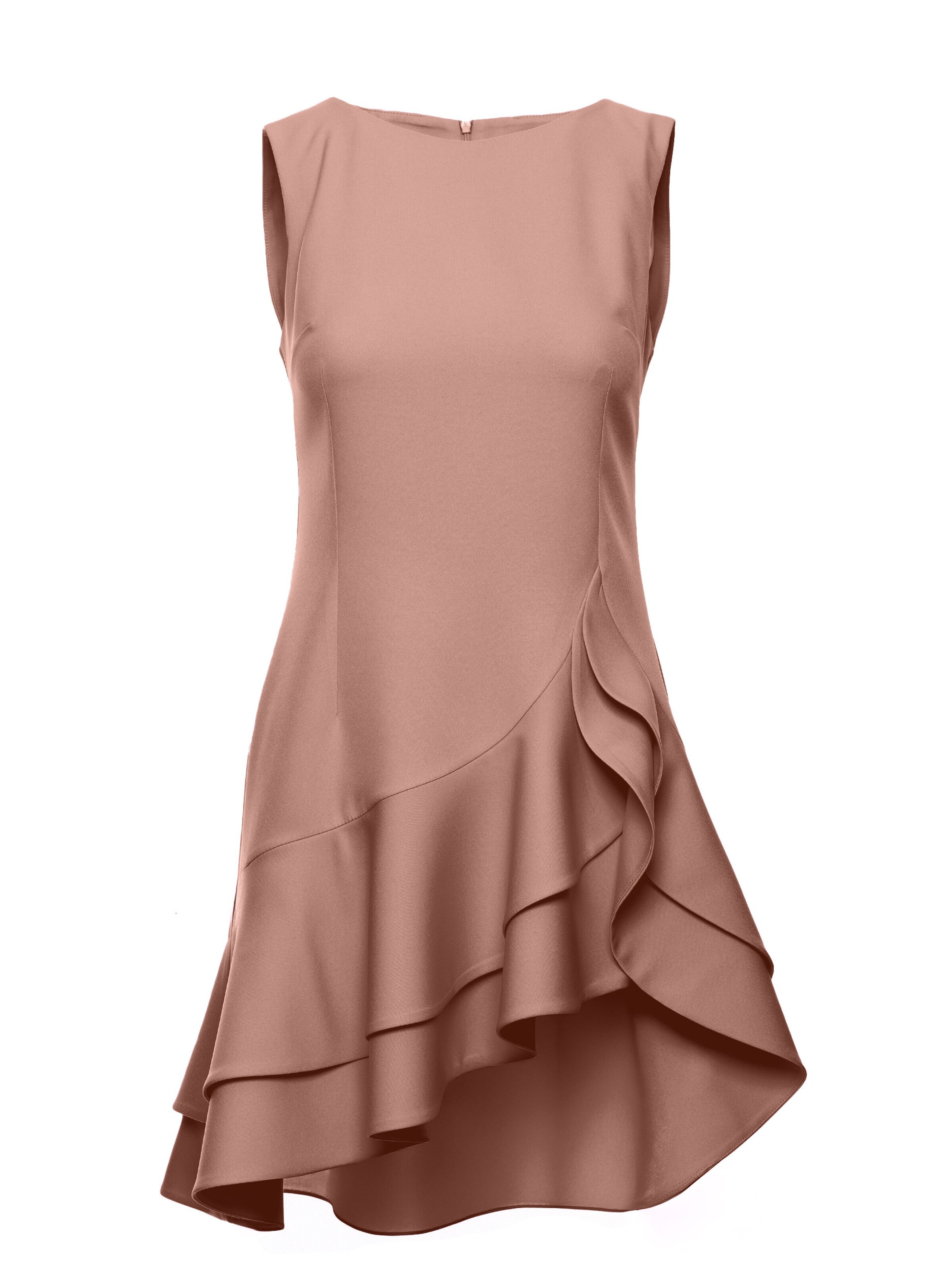 Rochie de la made of emotion pe bej: față