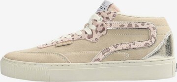 Scalpers Sneakers hoog in Beige: voorkant