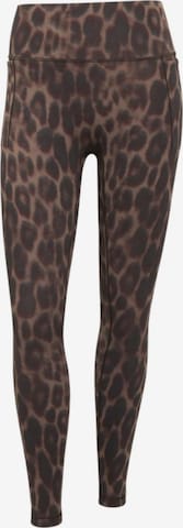 ADIDAS PERFORMANCE Skinny Workout Pants 'OPT' in Black: front