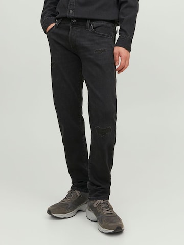 JACK & JONES regular Jeans i sort: forside