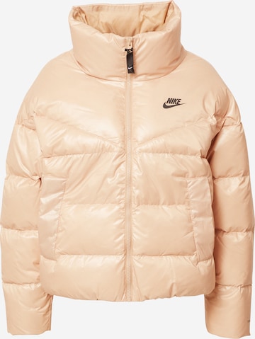 Veste mi-saison Nike Sportswear en rose : devant